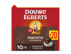 Verpakking met 20 aluminium espresso capsules, sterkte 10/12.