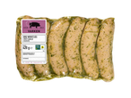 Beter Leven BBQ varkensworstjes in pittige knoflook marinade.