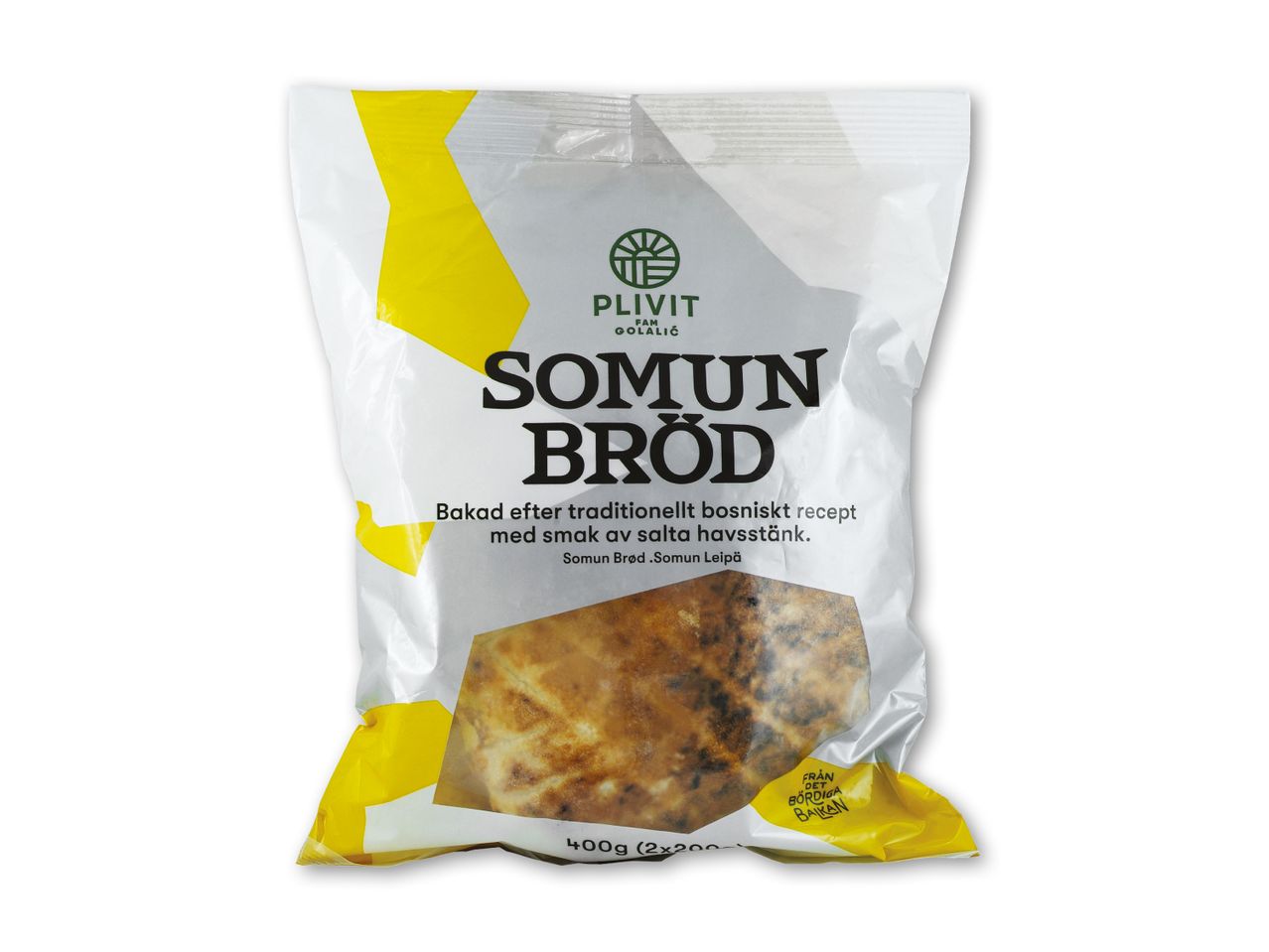 Pakke med bosnisk brød, 400g, med smag af salte havstænk.