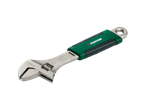 A PARKSIDE® adjustable wrench with a green and black handle.