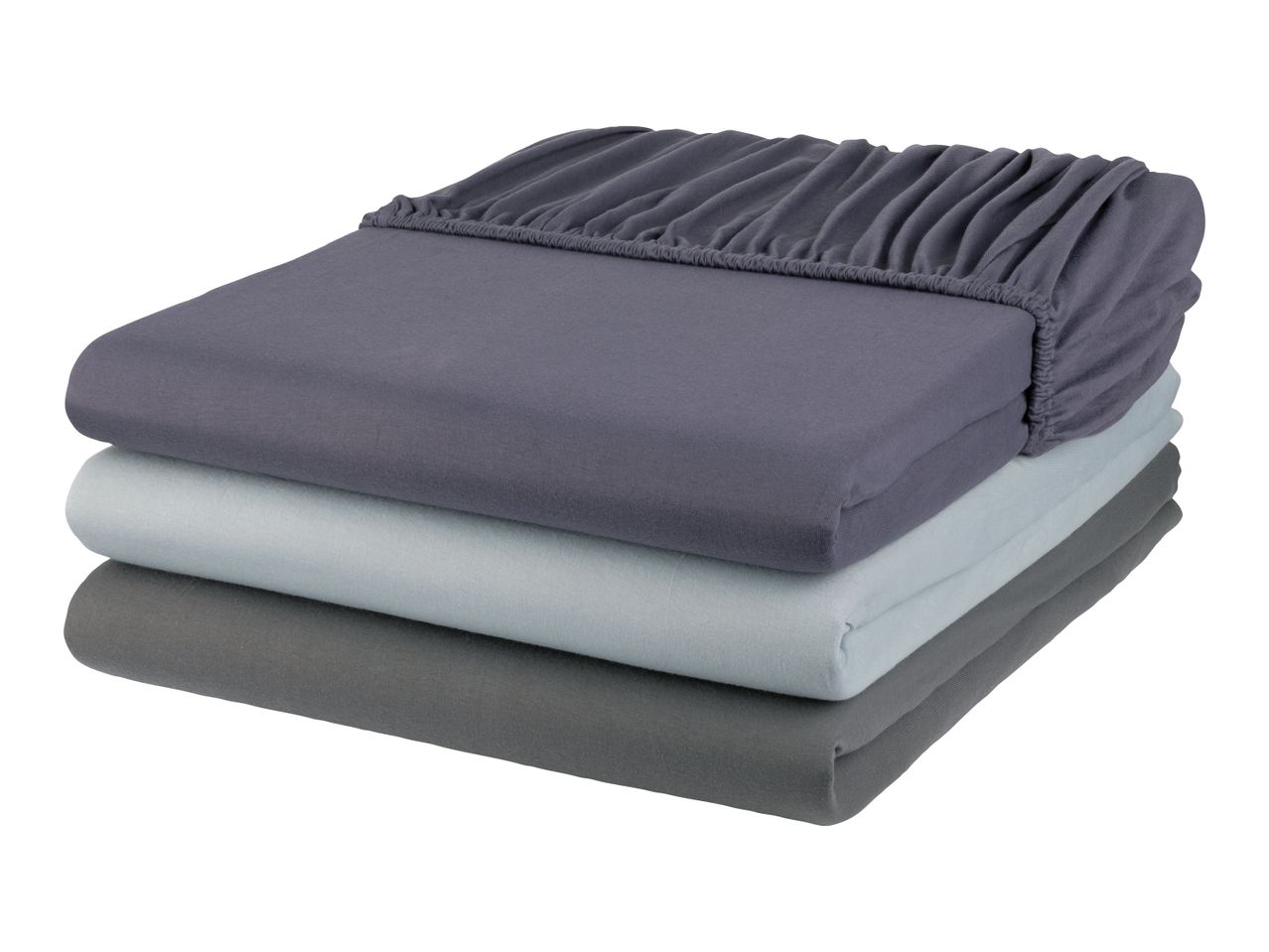 Go to full screen view: Jersey Fitted Sheet - Single - Image 1