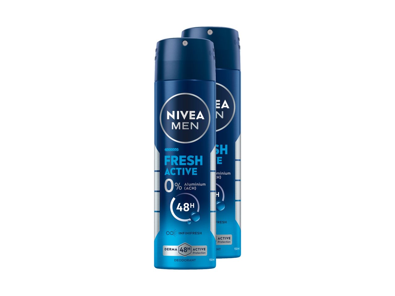 Zwei Nivea Men Ocean Fresh Deo Sprays.