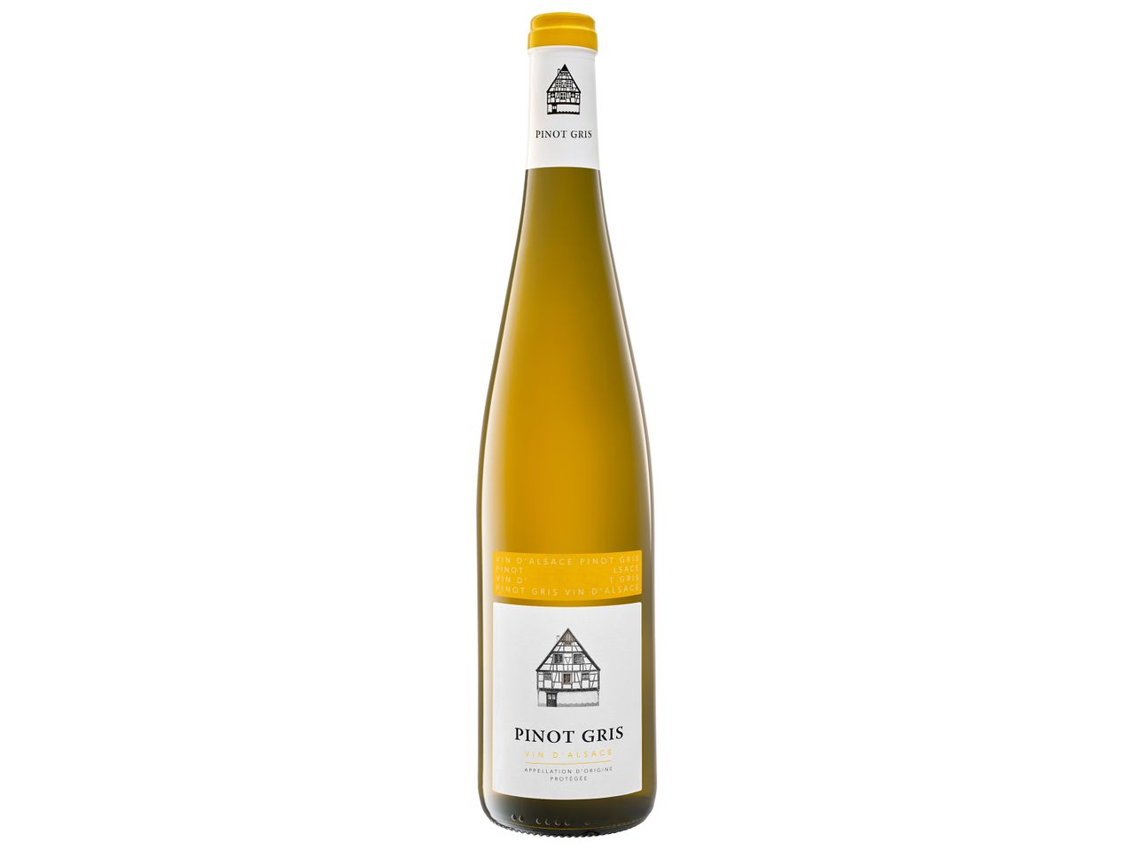 Vin blanc Pinot Gris d'Alsace.