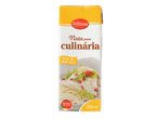 Natas para Culinária Milbona com 22% M.G., 200ml, com massa, molho e manjericão.