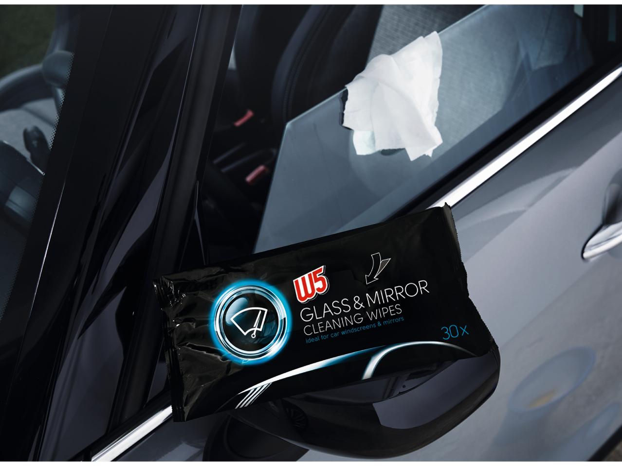 Toalhetes Húmidos para Vidro