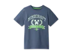 Minecraft T-Shirt für Kinder, dunkelblau.