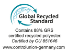 Global Recycled Standard; Περιέχει 88% ανακυκλωμένο πολυεστέρα με πιστοποίηση GRS. Πιστοποιημένο από CU 851646.