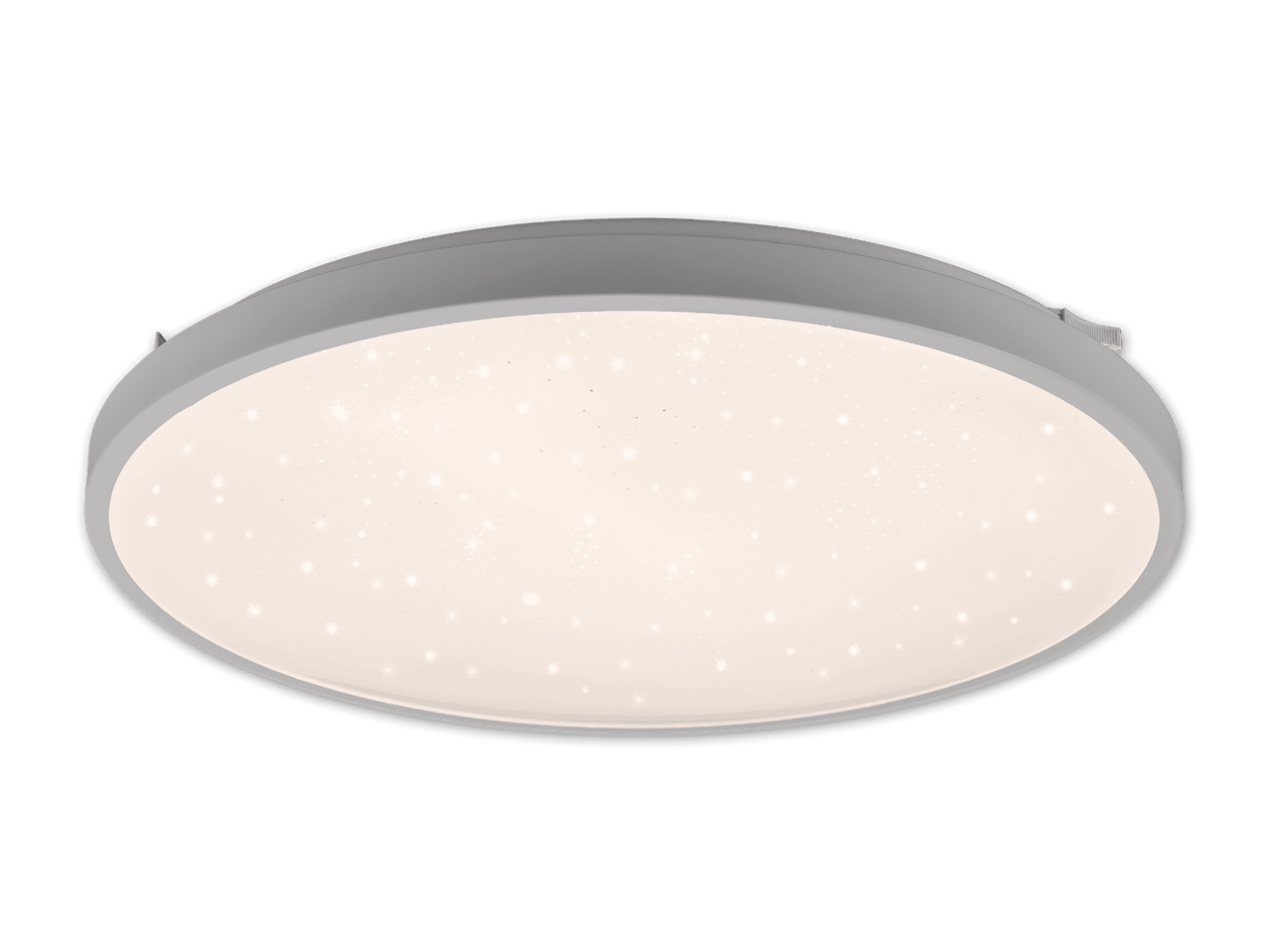 Runde LED-Deckenleuchte mit Sternenhimmel-Effekt