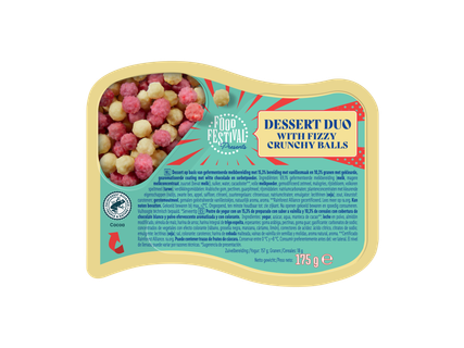 Yoghurt met crispy balletjes