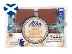 Alba Bakeries milk chocolate caramel shortcakes.