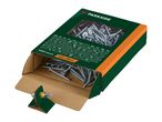 Open box of chipboard screws with a screwdriver bit, showing 200 pieces, 3.0 x 30mm.