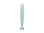 Ein mintgrüner SilverCrest Stabmixer mit zwei Knöpfen.
