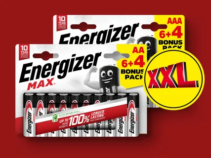 Energizer Max Alkaline Batterien