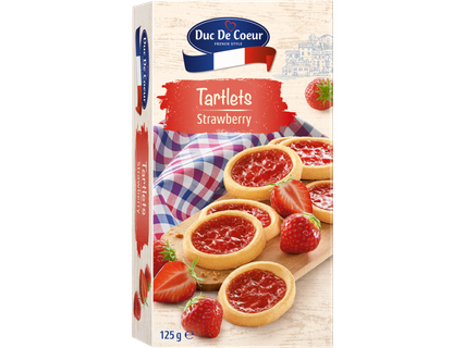 Duc de Coeur Tartletes ar ievārījumu