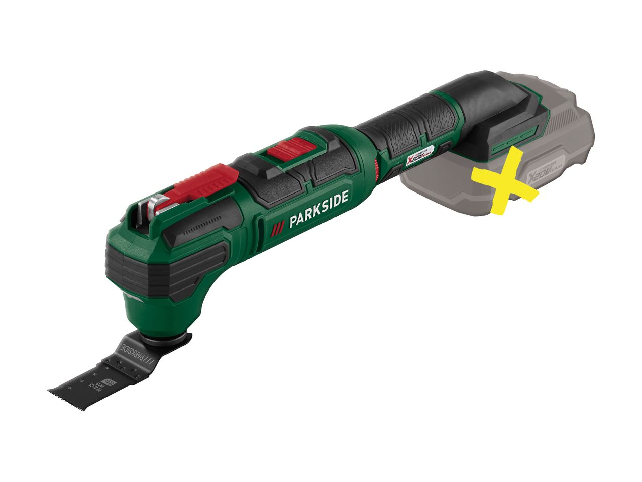Elettroutensile multiuso Parkside X20V Team senza batteria.