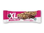Nordthy XL Müslibar med mælkechokolade og Rainforest Alliance-certificering.