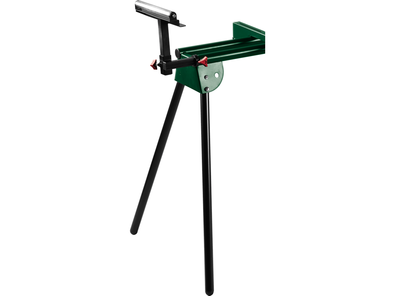 Suporte universal para máquinas PARKSIDE com suporte de rolo, verde e preto.