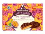 Box of Caribbean Style Jaffa Cakes, peach & passion fruit flavour, 300g.
