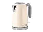 SILVERCREST® Kettle in cream color with '1973' embossed on the front.