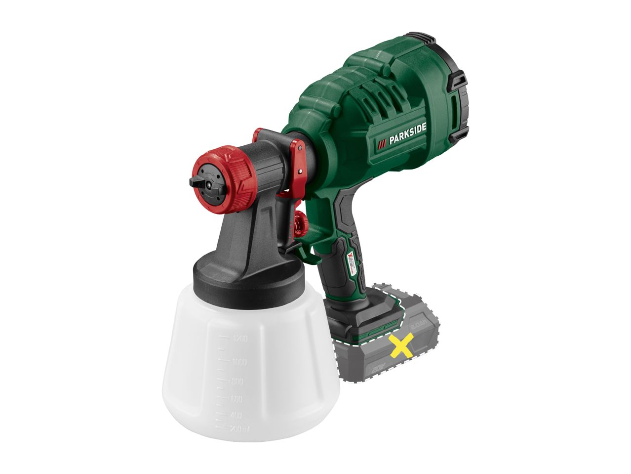 20V Cordless HVLP Paint Sprayer - Bare Unit