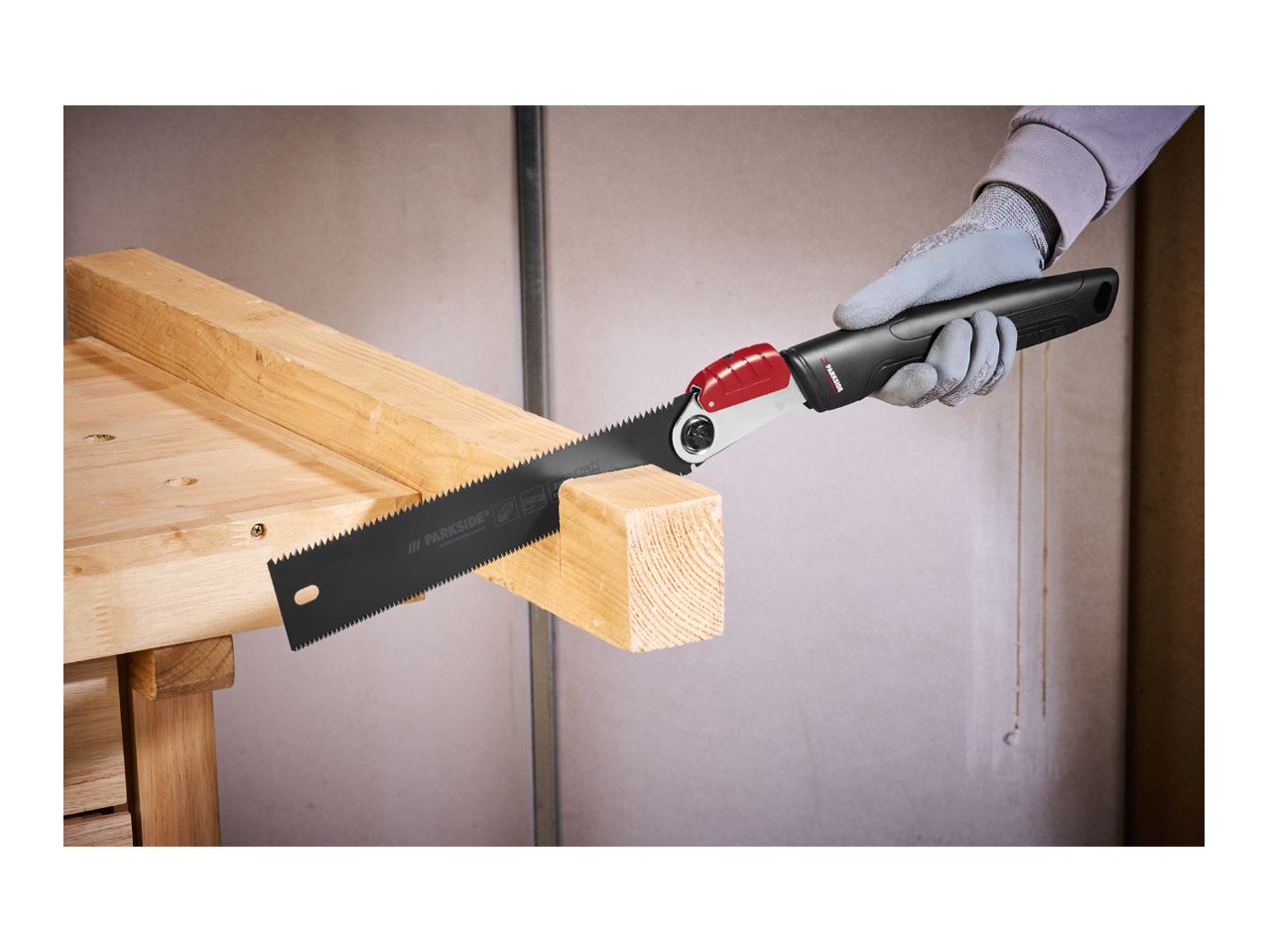 Folding Japanese Ryoba double-sided pull Saw