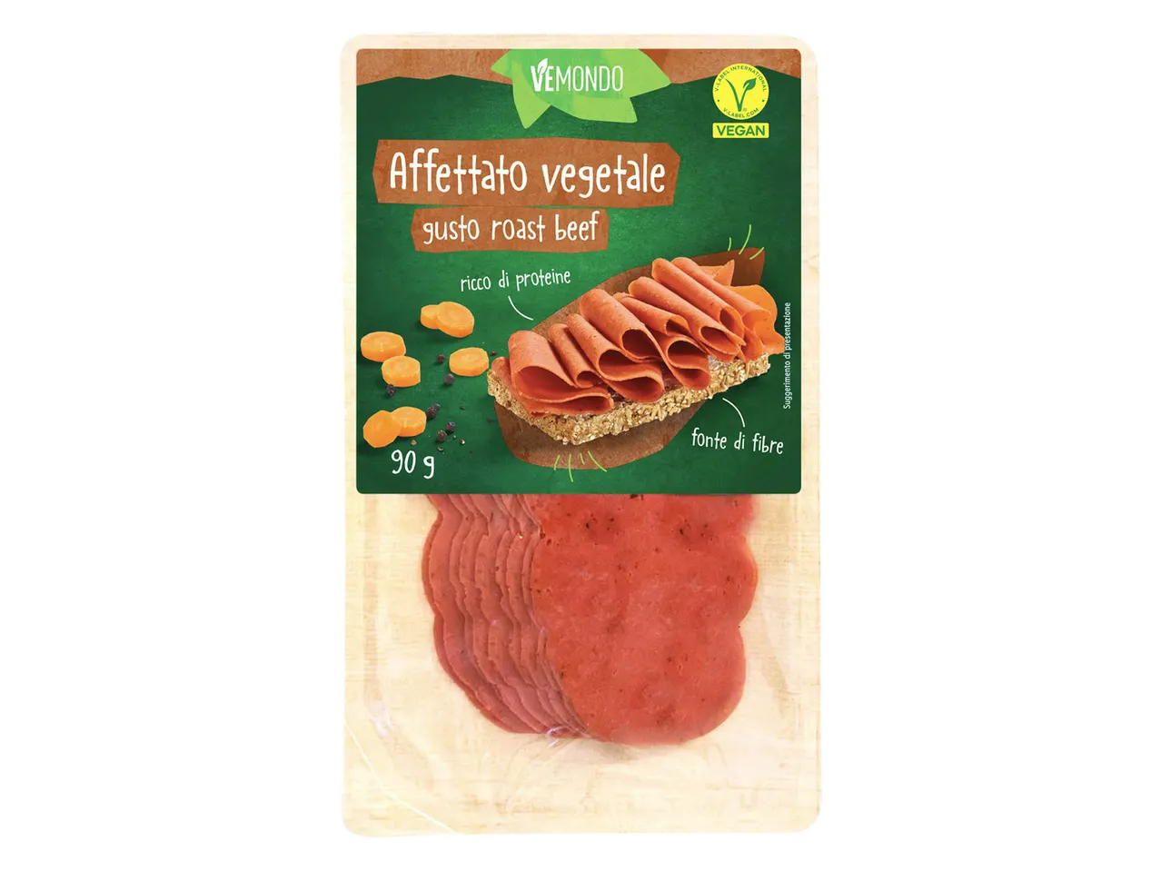 Affettato vegetale gusto roast beef
