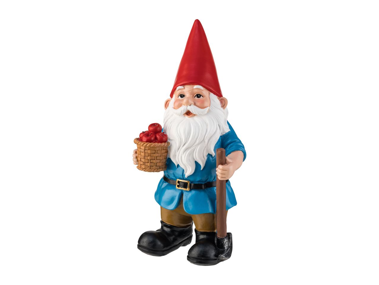 Go to full screen view: Livarno Home Garden Gnome With Apples - Image 2