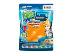 A pouch of orange Fish Rush slime, a collectible toy.