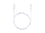 Λευκό καλώδιο USB TRONIC με υποδοχές USB-A και USB-C