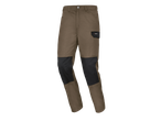 PARKSIDE braon radne pantalone sa crnim ojačanjima na kolenima
