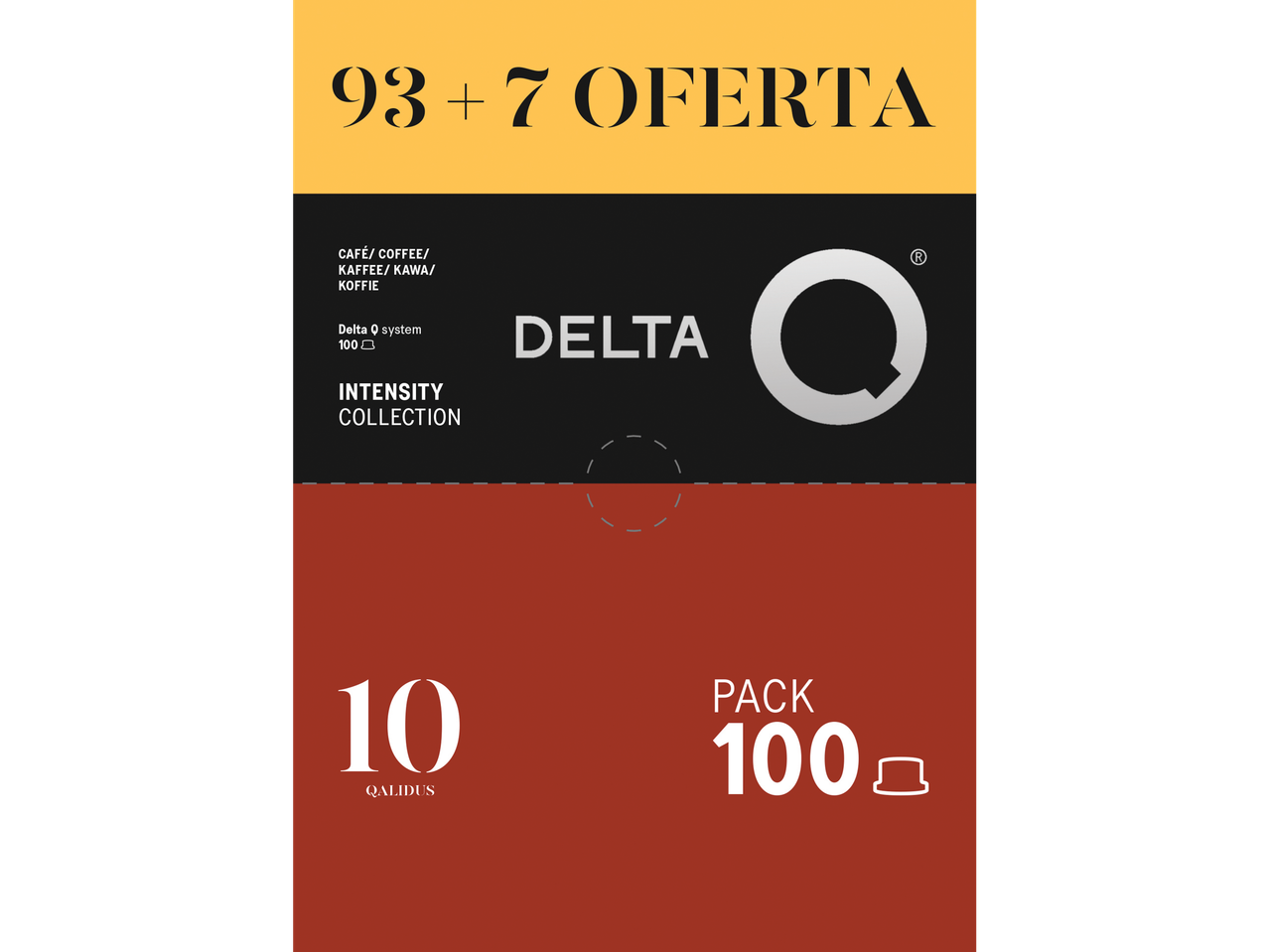 Cápsulas de Café Qalidus Intensidade 10 DELTA Q