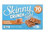 A box of 5 salted caramel crunch light bars, high in fibre and under 70 calories.