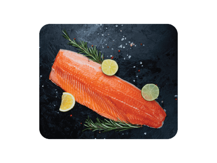 Šviežia atlantinės lašišos filė