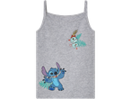 Siva majica bez rukava s likom Stitcha i Angela iz crtića Lilo i Stitch.