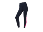 Crivit sportleggings, marinblå med rosa detaljer.