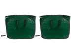Duas sacolas de jardim dobráveis verdes PARKSIDE para resíduos de jardim