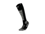 Black and grey Crivit ski sock with striped pattern