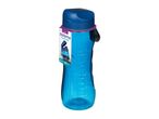 Blue Sistema Hydrate water bottle with handle.