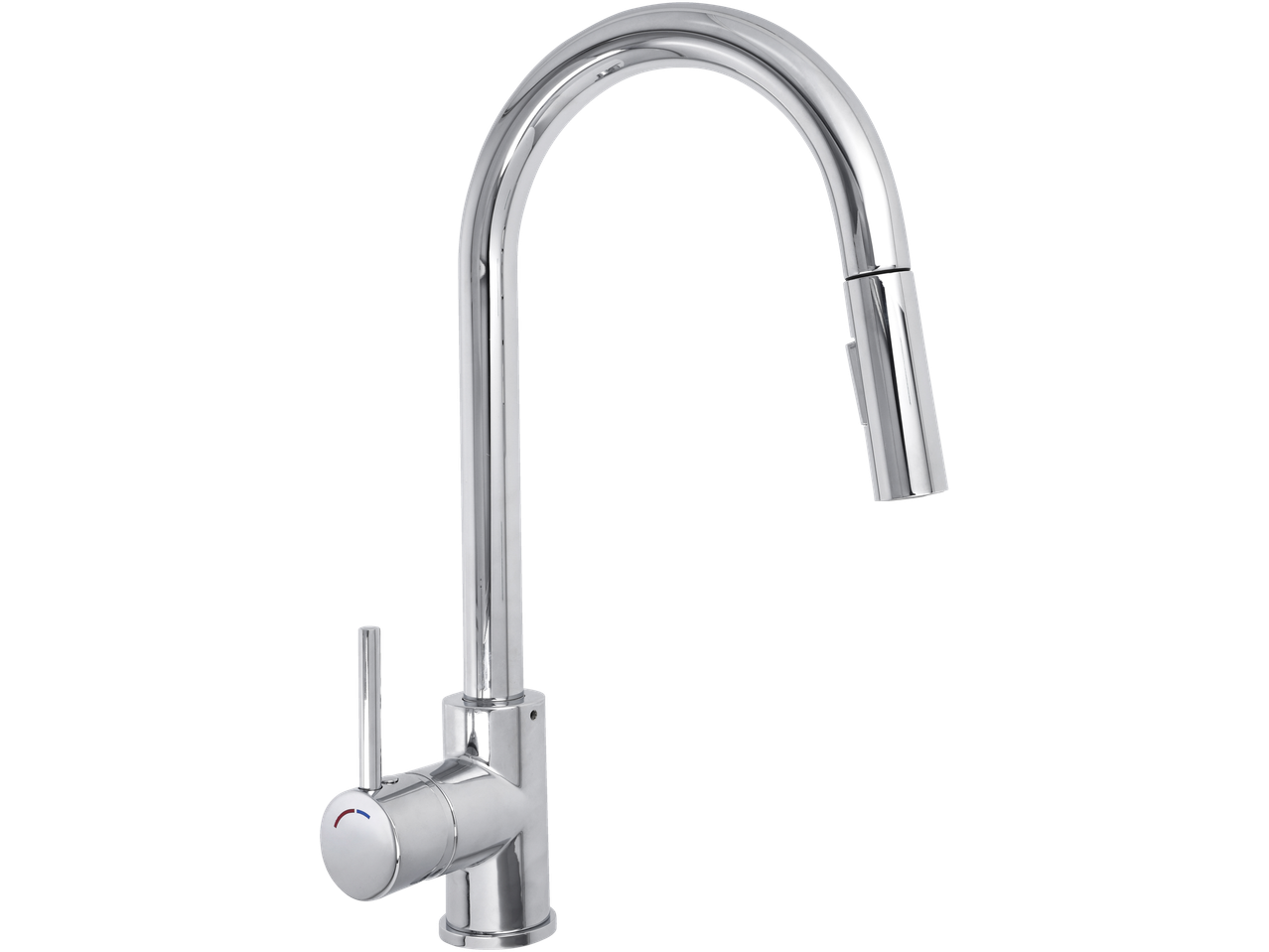 ERNESTO® LIVARNO köögisegisti kroomviimistluse ja väljatõmmatava dušiotsikuga