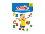 Caillou børnebog med bogstaver og tal.