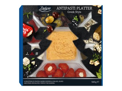 Görög stílusú antipasti tál