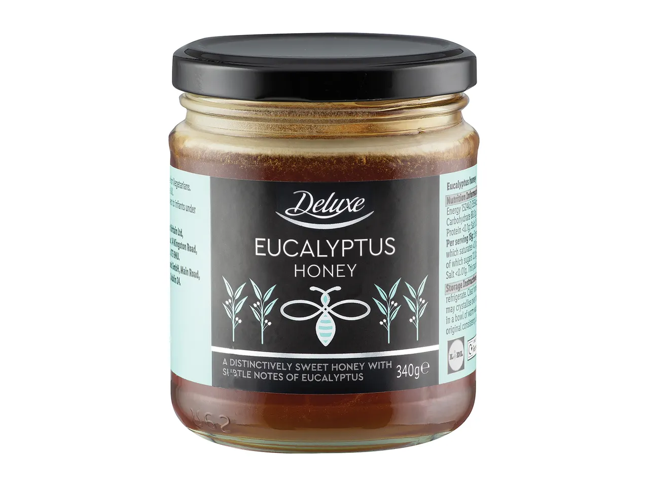 Deluxe Eucalyptus Honey: Sweet honey with subtle notes of eucalyptus.