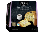 Deluxe Panettone Alla Stracciatella su šokoladu ir kremu, 800g.