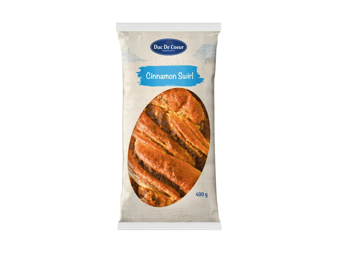 Confezione di Duc De Coeur Cinnamon Swirl, 400 g