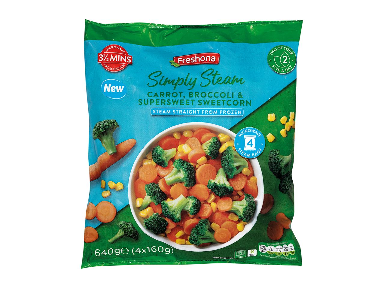 Go to full screen view: Freshona Steam Bag Vegetables Assorted - Image 1