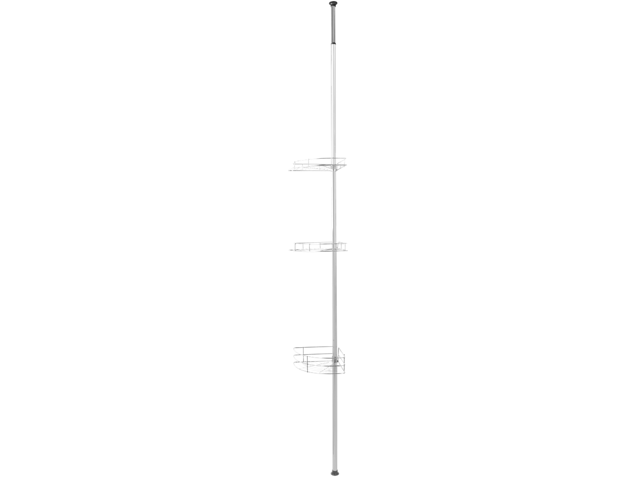 LIVARNO home extendable bathroom caddy with three wire shelves