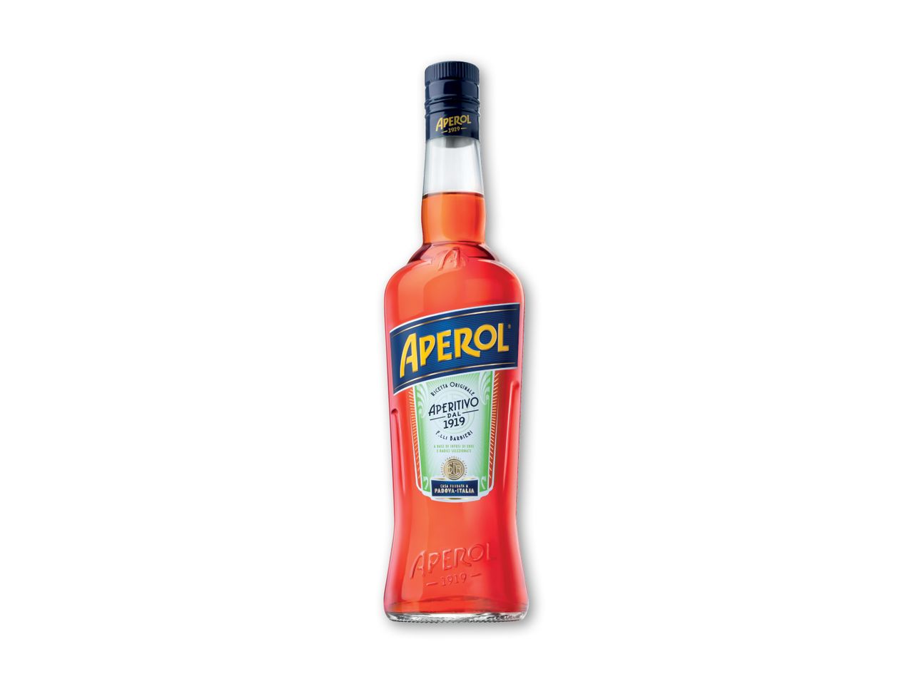 En flaske Aperol Spritz.