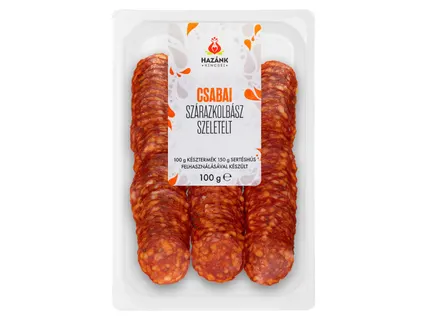 Szeletelt szárazkolbász