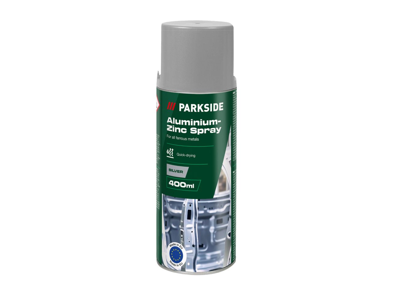 Plasti Dip aerosol spray paint can in gray.