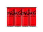 Coca-Cola Zero Sugar blikjes: 8 x 250ml, caloriearm.